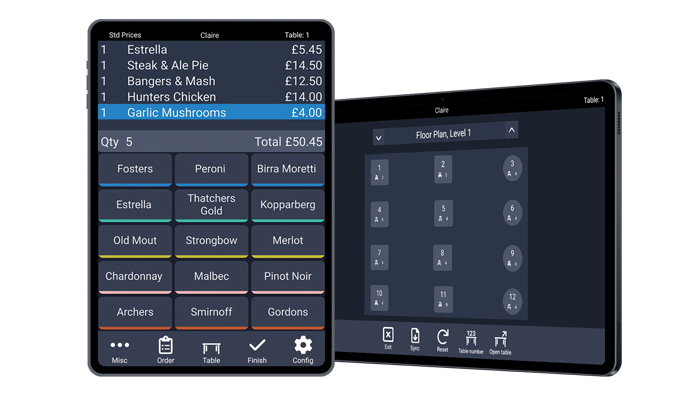 PocketTouch on two ipads at different perspectives